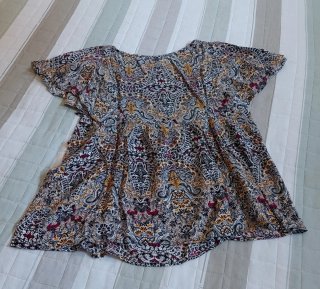 Blusa Stradivarius Estampada Talla S