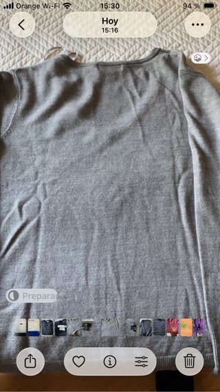 Dos jerseys de mujer negro y gris (basicos)