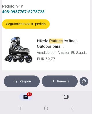 Patines en línea nuevos talla ajustable