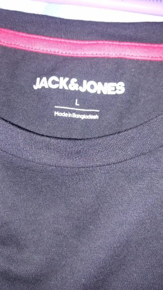 Camiseta Jack & Jones Negra Talla L