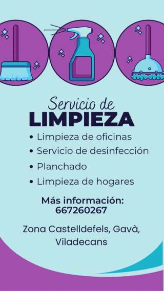 Servicio limpieza por hora