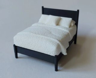 Letto in miniatura per case delle bambole