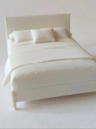 Letto in miniatura per case delle bambole