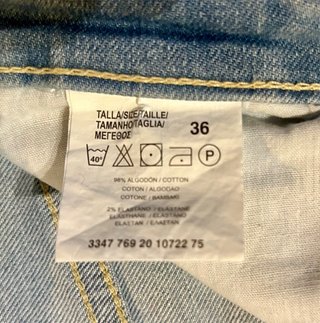 Pantalón vaquero Inside Talla S