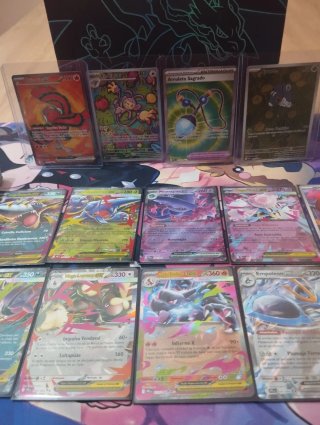 Pokémon lote fuegos fantasmales español.