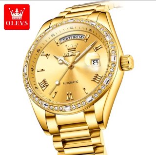 Reloj OLEVS Automático Dorado Hombre