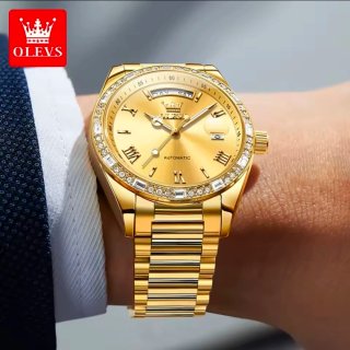 Reloj OLEVS Automático Dorado Hombre