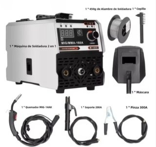Máquina Soldar Inverter Dual MIG/MMA