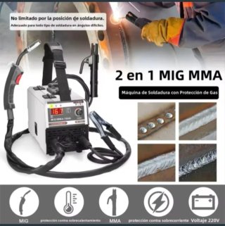 Máquina Soldar Inverter Dual MIG/MMA