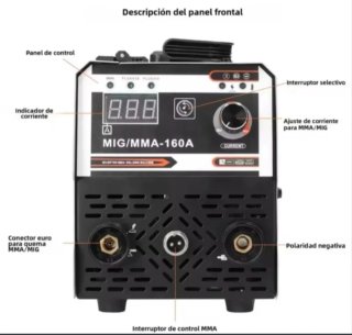 Máquina Soldar Inverter Dual MIG/MMA