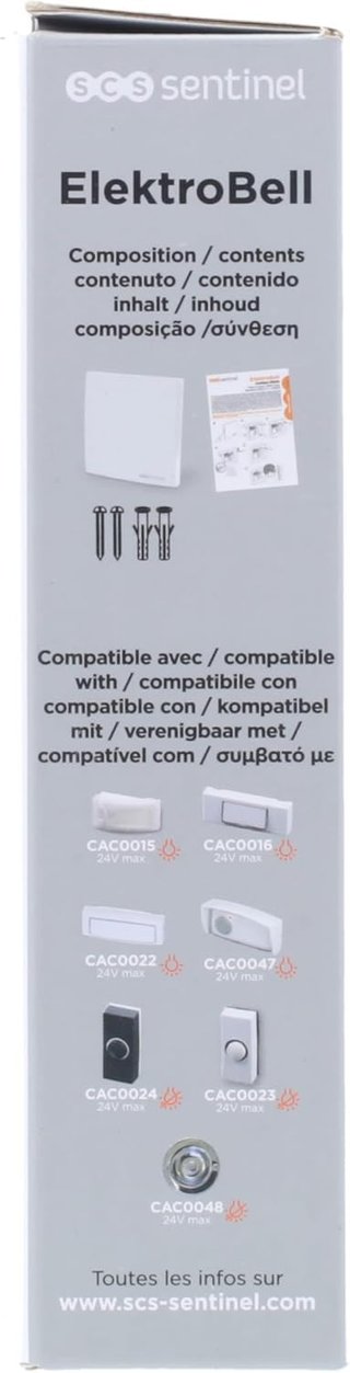 Elektrobell timbre cable 8 melodías ABS