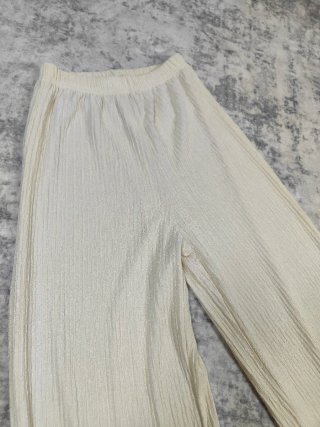 Pantalón fluido Zara beige talla S