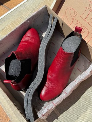 Botines Wonder Burdeos Talla 37