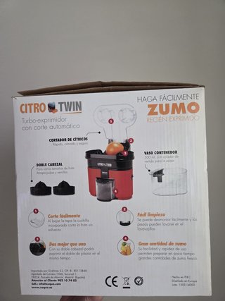 Exprimidor Citros Twin Xsquo