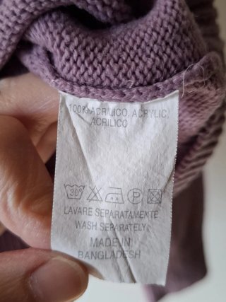 Maglione kiska kiska viola taglia M