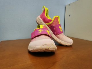 Zapatillas Niña Running Rosa y Amarillo Talla 32