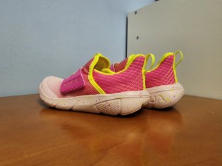 Zapatillas Niña Running Rosa y Amarillo Talla 32