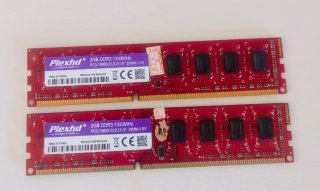 2x Plexhd 2GB DDR3 1333MHz RAM