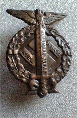 Militaria Distintivo Segunda Guerra Mundial Kiel