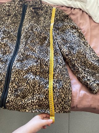 Chaqueta Pelo Leopardo Beige y Marrón