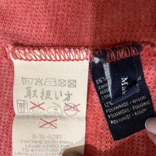 Jersey Ermenegildo Zegna coral XL algodón verano