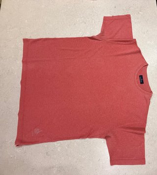 Jersey Ermenegildo Zegna coral XL algodón verano
