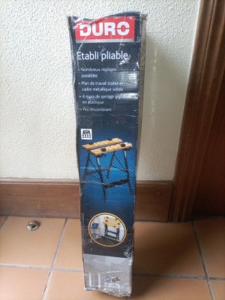 Mesa de trabajo plegable DURO