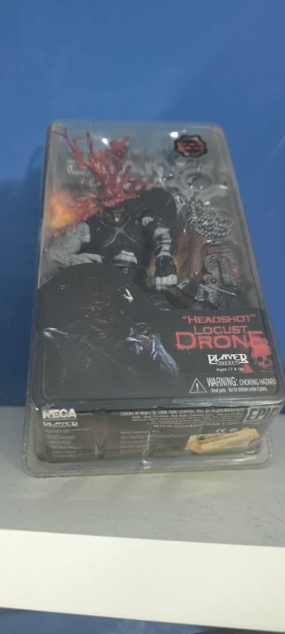 Figura Locust Drone Headshot Gears of War NECA