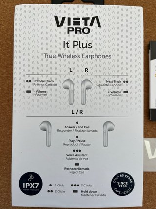 Auriculares Vieta Pro It Plus Blancos