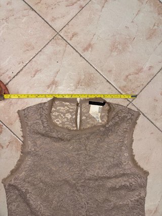 Abito Pinko pizzo beige taglia L