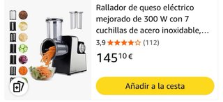 Rallador Eléctrico  300W 7 Cuchillas- nuevo