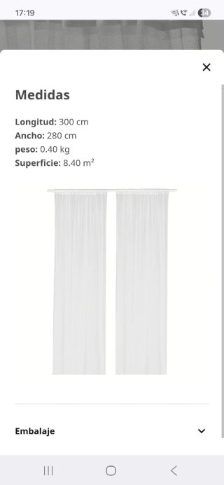 Cortinas mosquiteras largas blancas