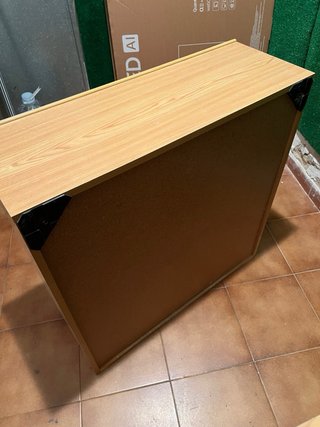 Vitrina madera y cristal