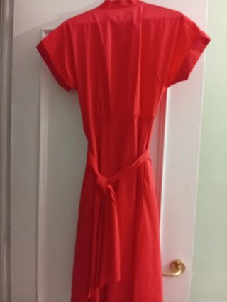 Vestido de verano rojo Lauren