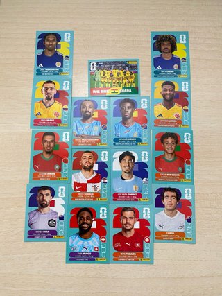 Lote cromos Mundial 2026