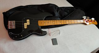 Fender Precision Sire P5 Black Bass