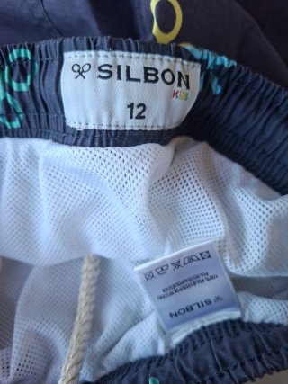 Bañador Silbon Azul Estampado niño. Talla 12