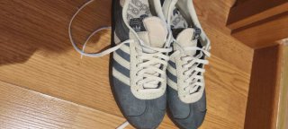 Adidas Gazelle Gris y Blanco