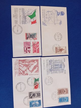 Lote Sellos Italia XX Resistencia 1965