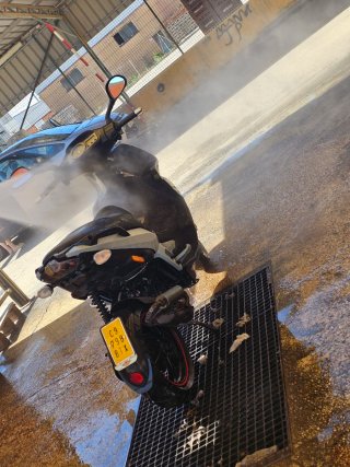 Gilera Runner Scooter Gris y Negro