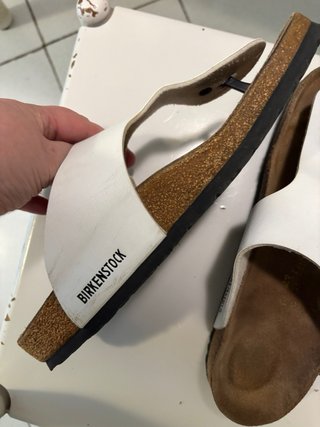 Birkenstock Gizeh 43 Bianco/Marrone