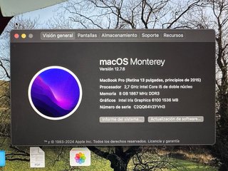 MacBook Pro Retina 13” 2015 Funciona - reparar