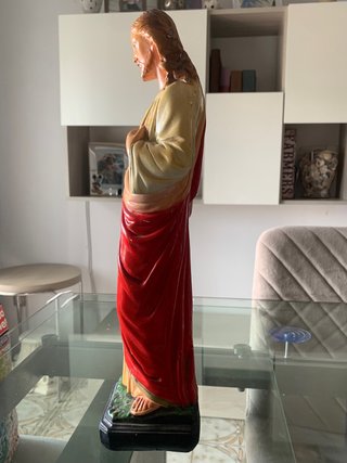 Statua Sacro Cuore di Gesù antica