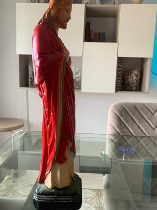 Statua Sacro Cuore di Gesù antica