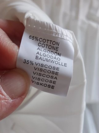 Abito AIRISA midi bianco cotone viscosa