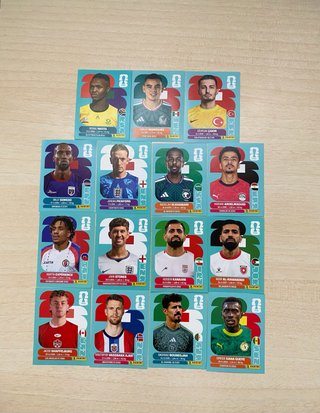 Lote cromos Mundial 2026