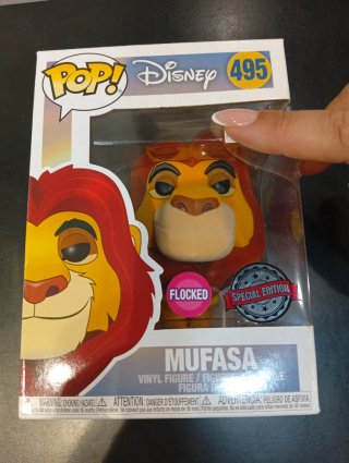 Funko Pop! Disney Mufasa 495 Flocked Special Editi