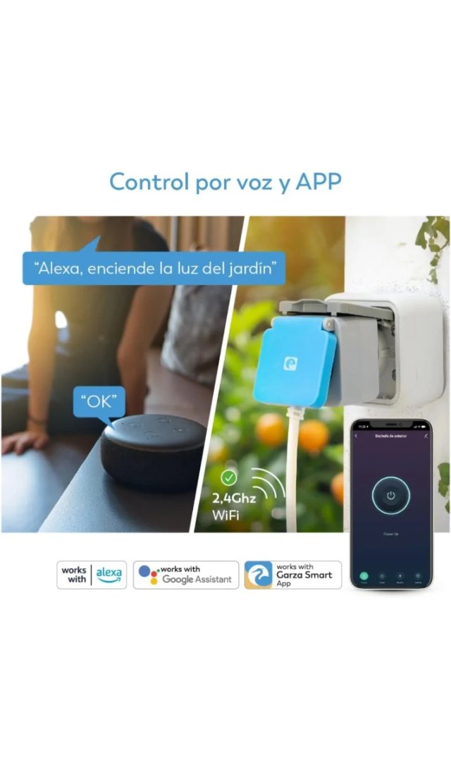 Enchufe Exterior WiFi Garza