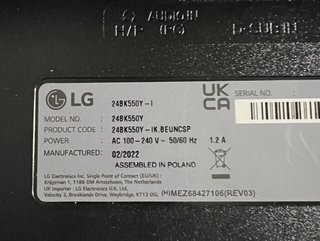 Monitores LG 24" IPS