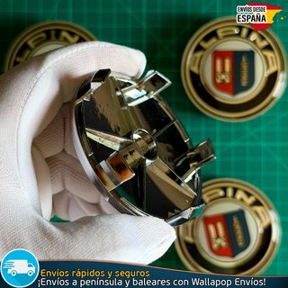 Tapas Alpina 68mm x4 Tapacubos Centro Llantas BMW